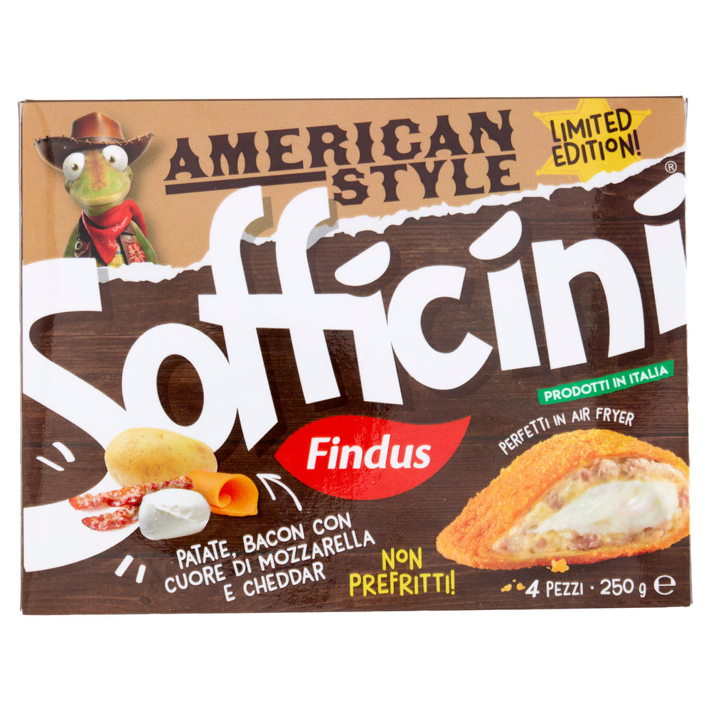 SOFFICINI AMERICAN STYLE PATATE/BACON/MOZZ/CHEDDAR FINDUS X4 G 250 - 5