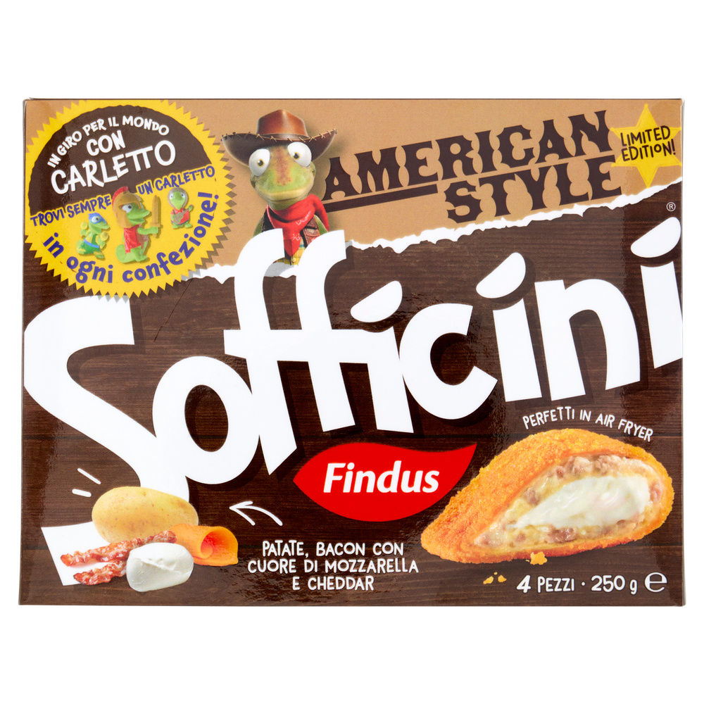 SOFFICINI AMERICAN STYLE PATATE/BACON/MOZZ/CHEDDAR FINDUS X4 G 250 - 1