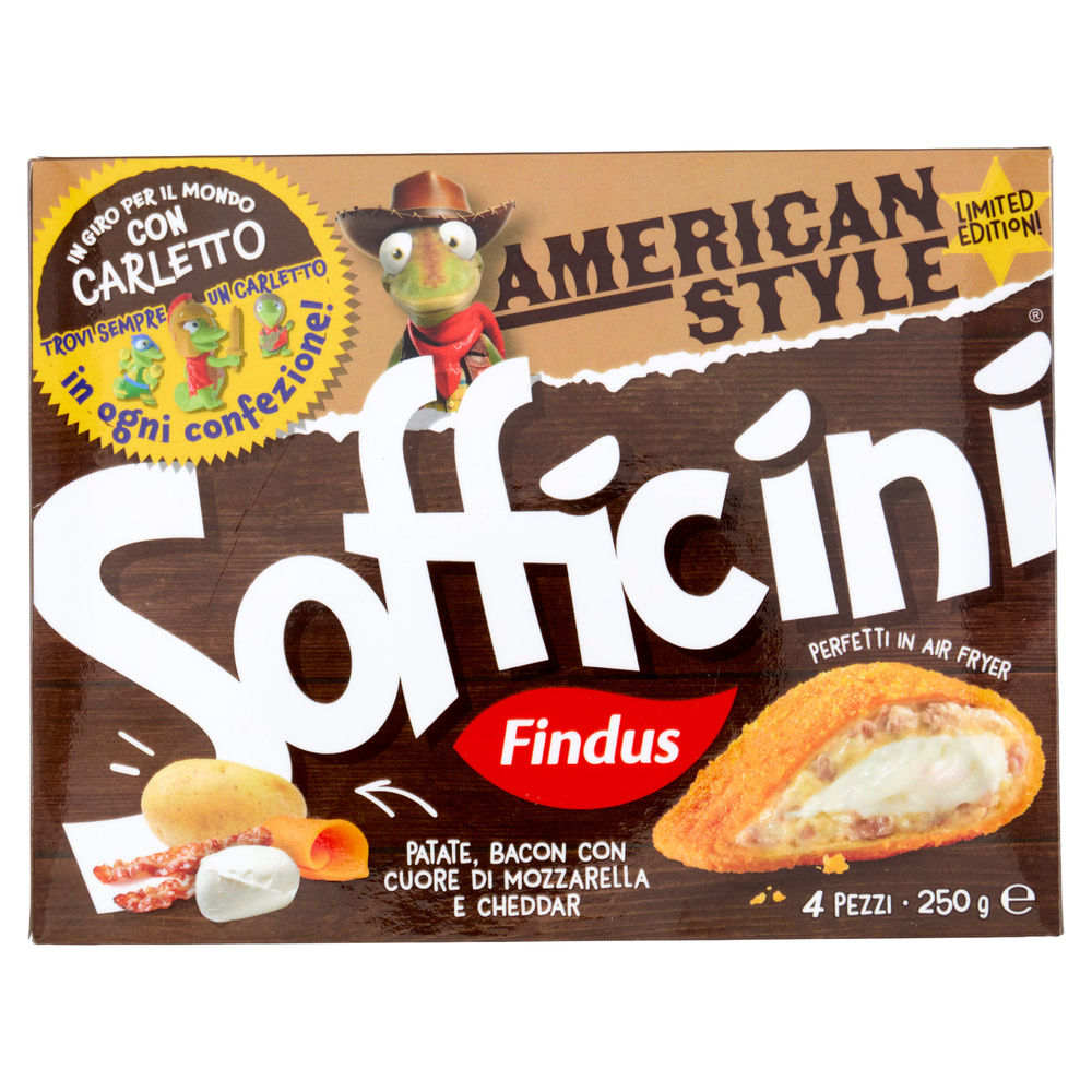 SOFFICINI AMERICAN STYLE PATATE/BACON/MOZZ/CHEDDAR FINDUS X4 G 250 - 14