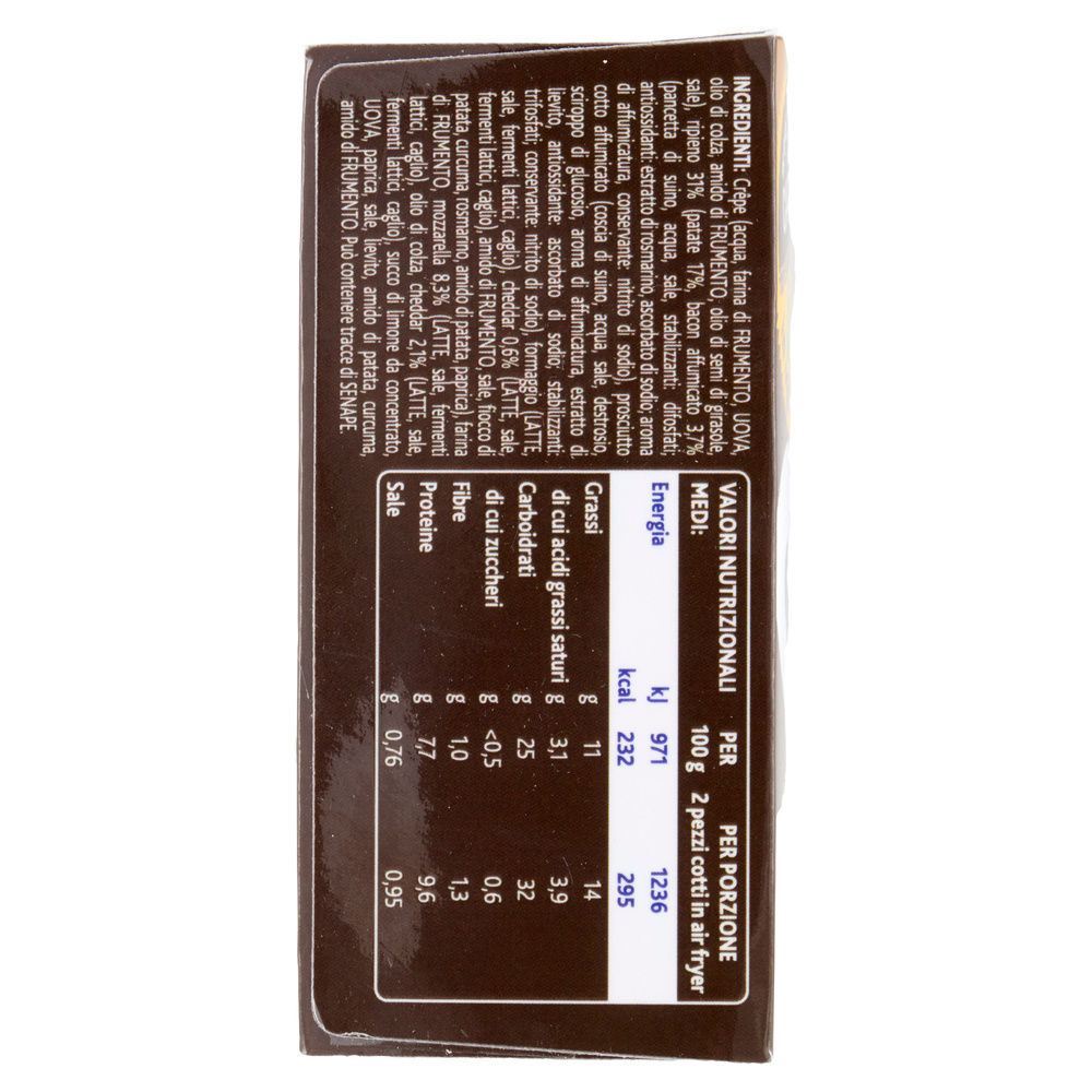 SOFFICINI AMERICAN STYLE PATATE/BACON/MOZZ/CHEDDAR FINDUS X4 G 250 - 13