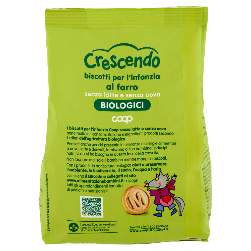 BISCOTTI BIO CRESCENDO COOP FARRO G 170 - 1