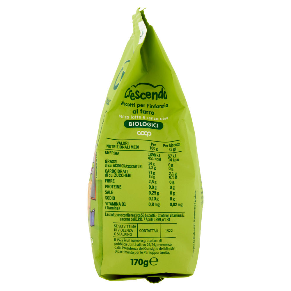 BISCOTTI BIO CRESCENDO COOP FARRO G 170 - 2