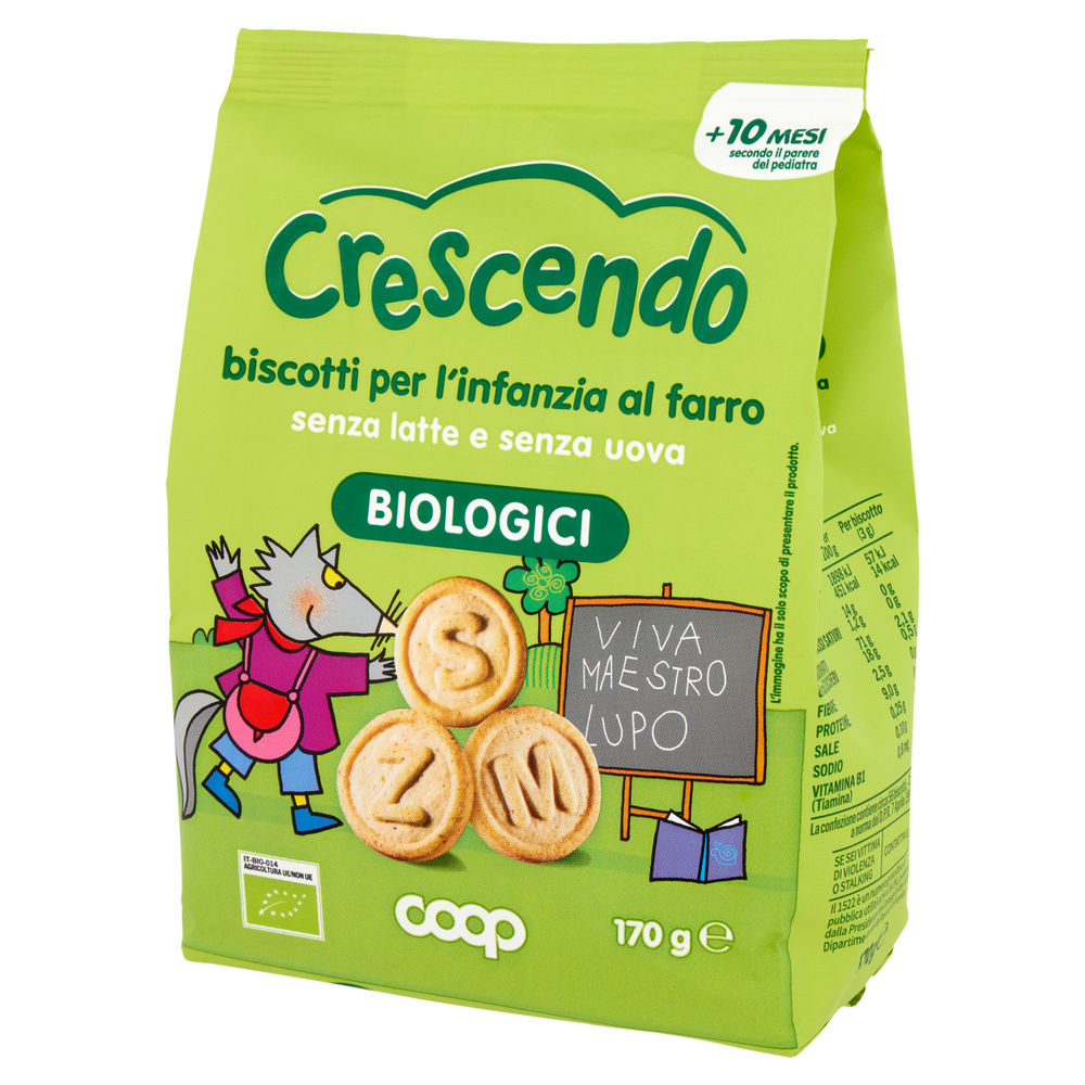 BISCOTTI BIO CRESCENDO COOP FARRO G 170 - 5
