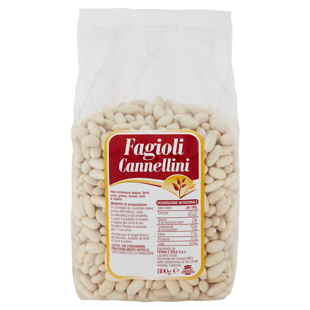 FAGIOLI CANNELLINI COLFIORITO ES SACCH. G 800 - 5