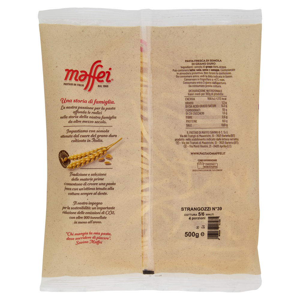 STRANGOZZI N&deg;39 IL PASTAIO DI MAFFEI G 500 - 4