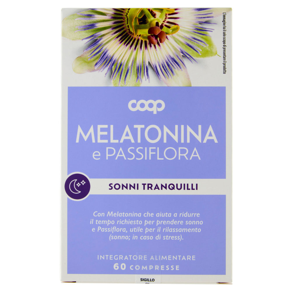 IN.AL.A BASE DI MELAT. PASSIFLORA, VALERIANA, MELISSA ED ESCOLZIA. COOP G 31,2 - 2