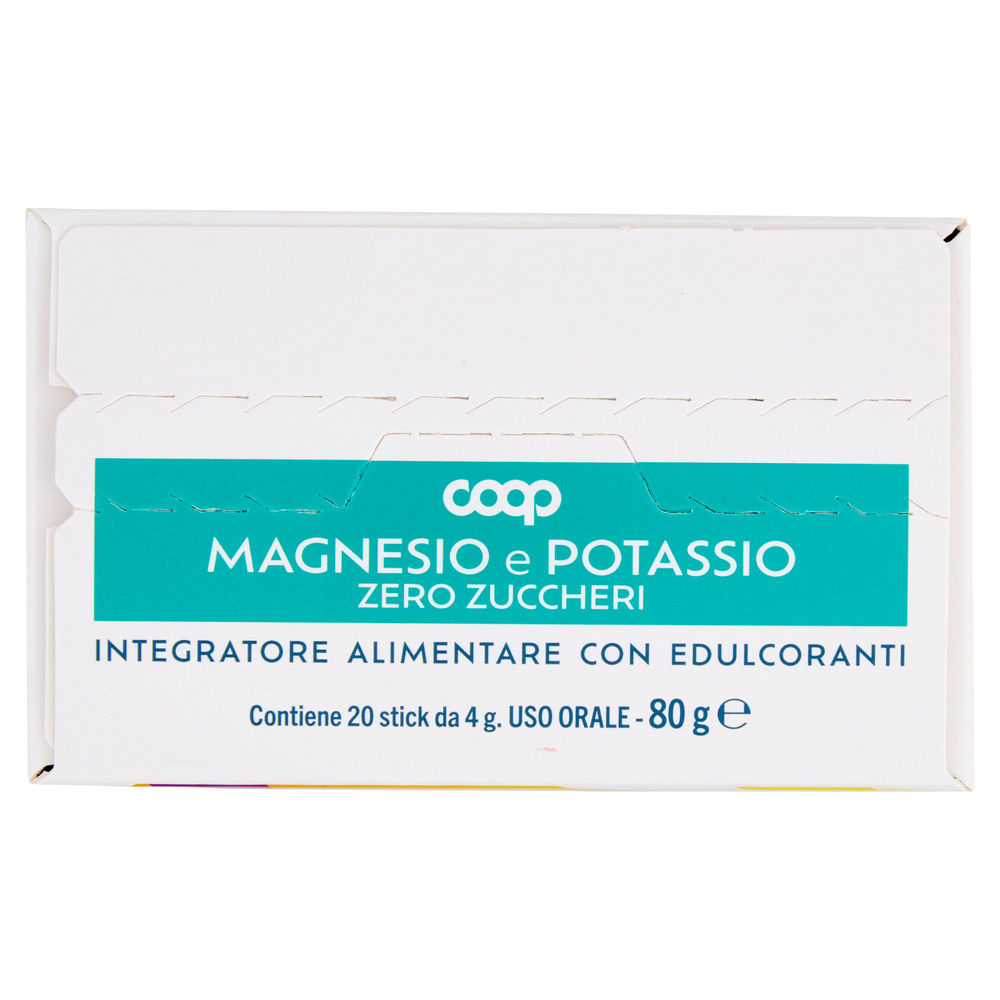 INTEGRATORE MAGNESIO E POTASSIO COOP - 20 STICK DA G 4 G80 - 6