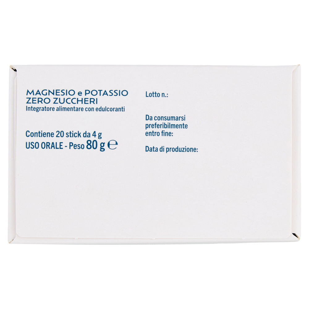 INTEGRATORE MAGNESIO E POTASSIO COOP - 20 STICK DA G 4 G80 - 7