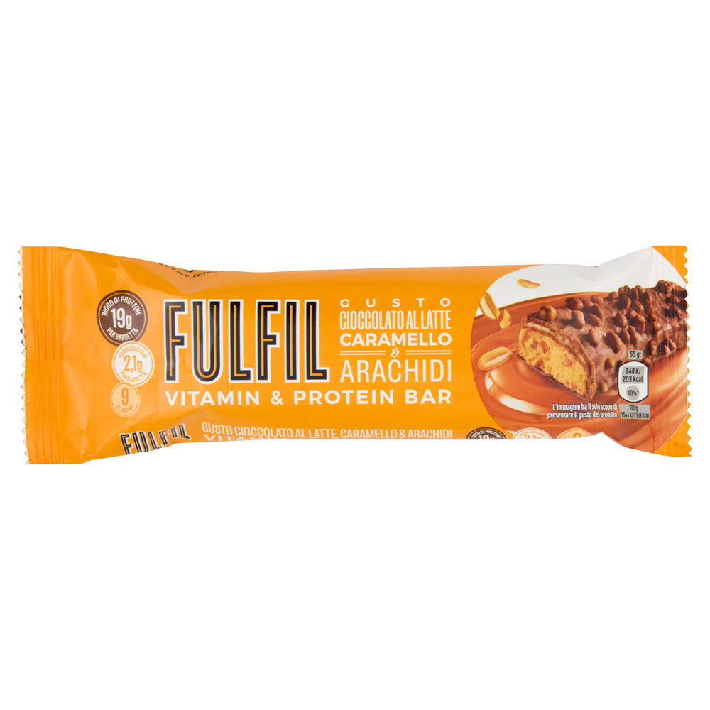 BARRETTA PROTEICA FULFILL ARACHIDI & CARAMELLO G 55 - 4