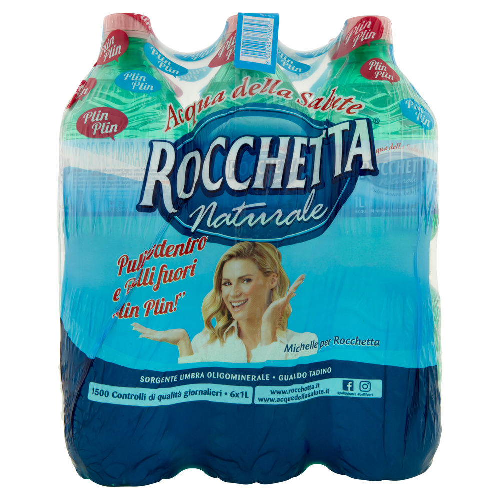 ACQUA MINERALE NATURALE ROCCHETTA CLUSTER LT 1 X 6 - 4