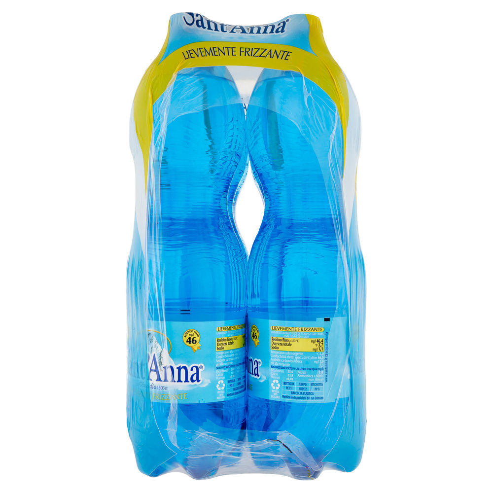 ACQUA MINERALE LIEVEMENTE FRIZZANTE SANT' ANNA CLUSTER L 1,5 X 6 - 2