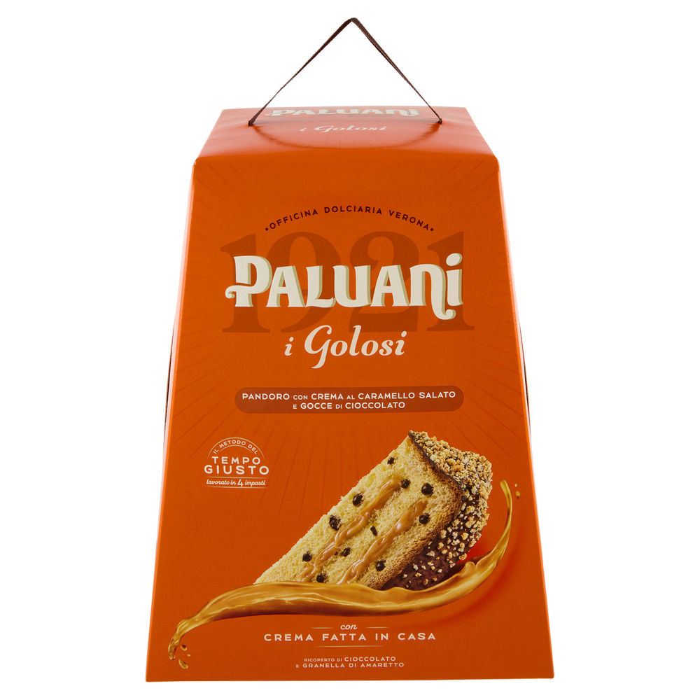 PANDORO CREMA CARAMELLO SALATO & GOCCE CIOCCOLATO PALUANI G750 - 5