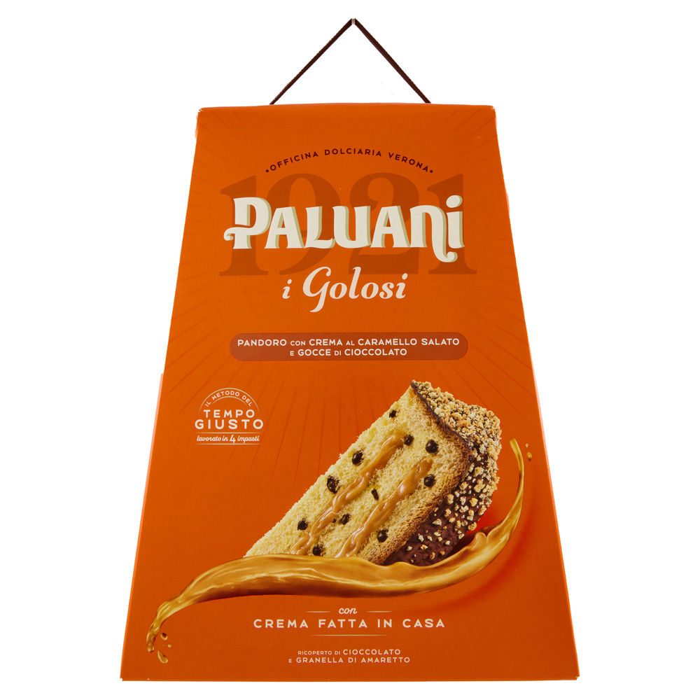 PANDORO CREMA CARAMELLO SALATO & GOCCE CIOCCOLATO PALUANI G750 - 6