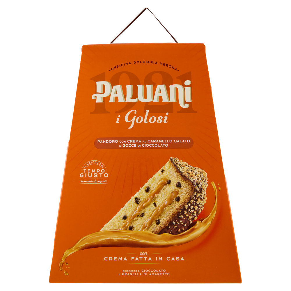PANDORO CREMA CARAMELLO SALATO & GOCCE CIOCCOLATO PALUANI G750 - 1