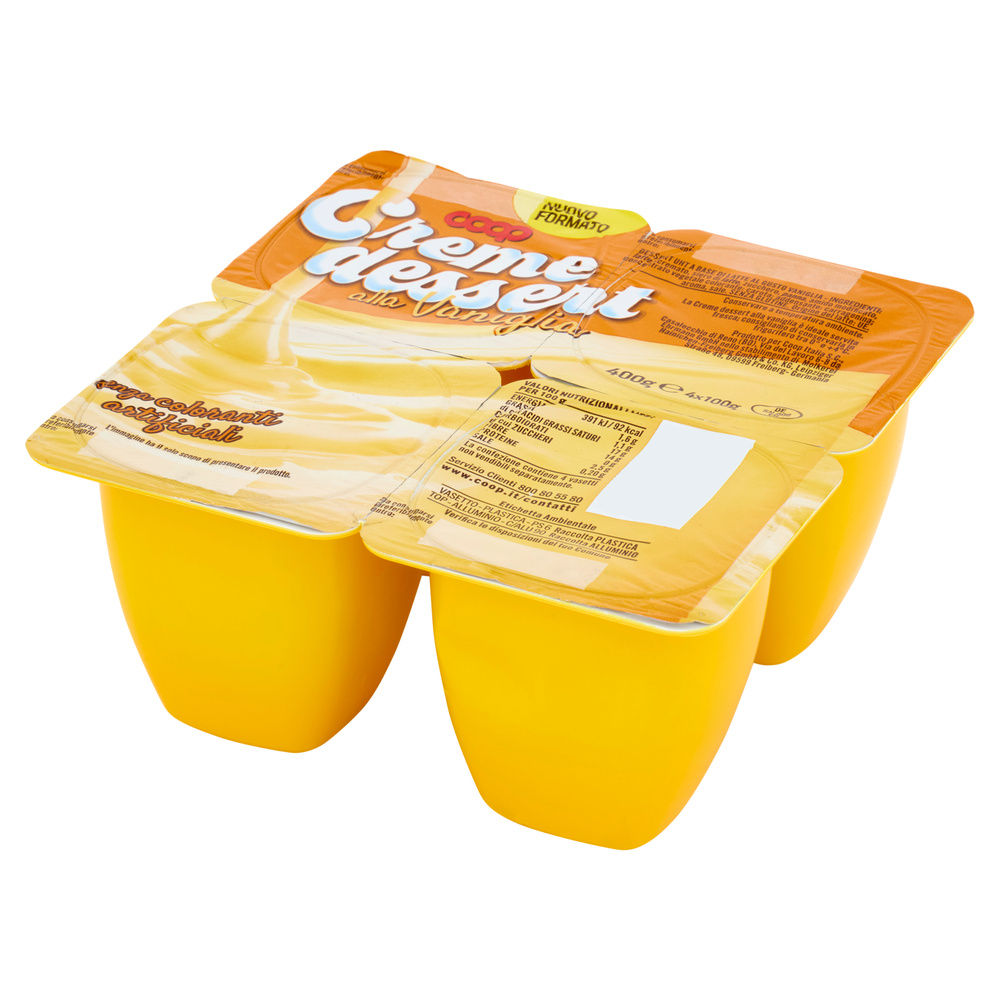 CRÉME DESSERT VANIGLIA COOP G 100X4 - 8