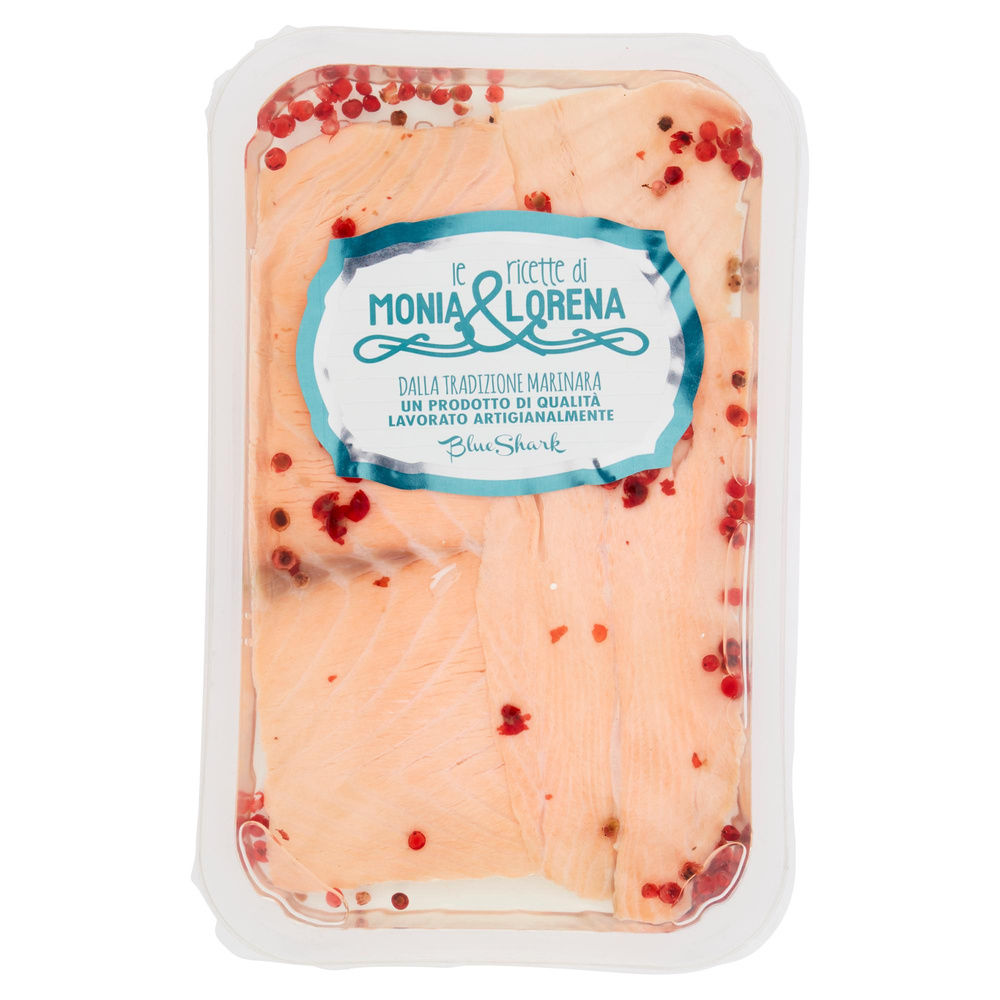 SALMONE MARINATO BLUESHARK PF 200 G VASCHETTA - 1