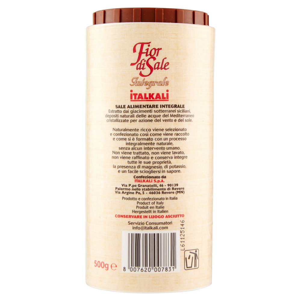 SALE FIOR DI SALE INTEGR. C/SPARG. BAR. G 500 - 2