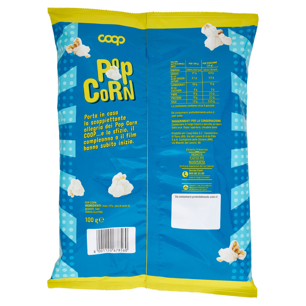 POP CORN COOP SACCHETTO G 100 - 4