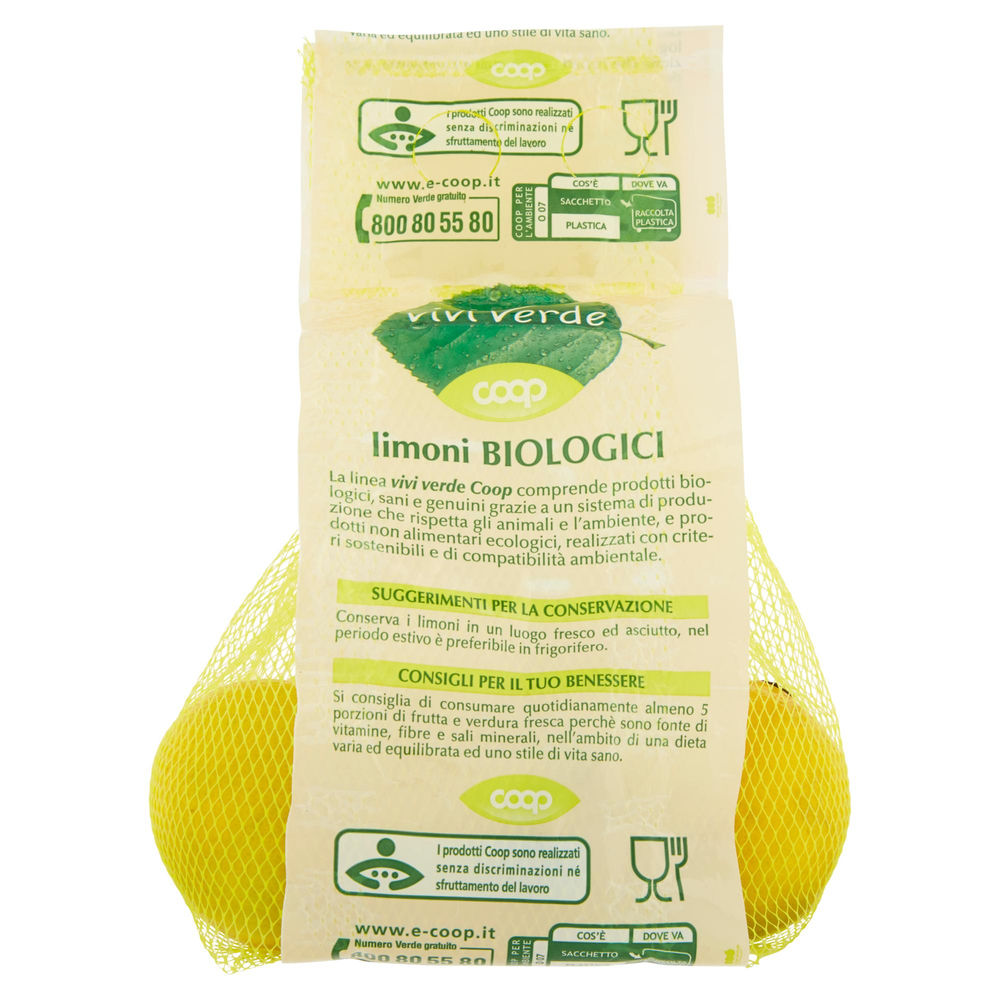 Limoni vivi verde bio coop it 4-5 ii^ jsk g 500