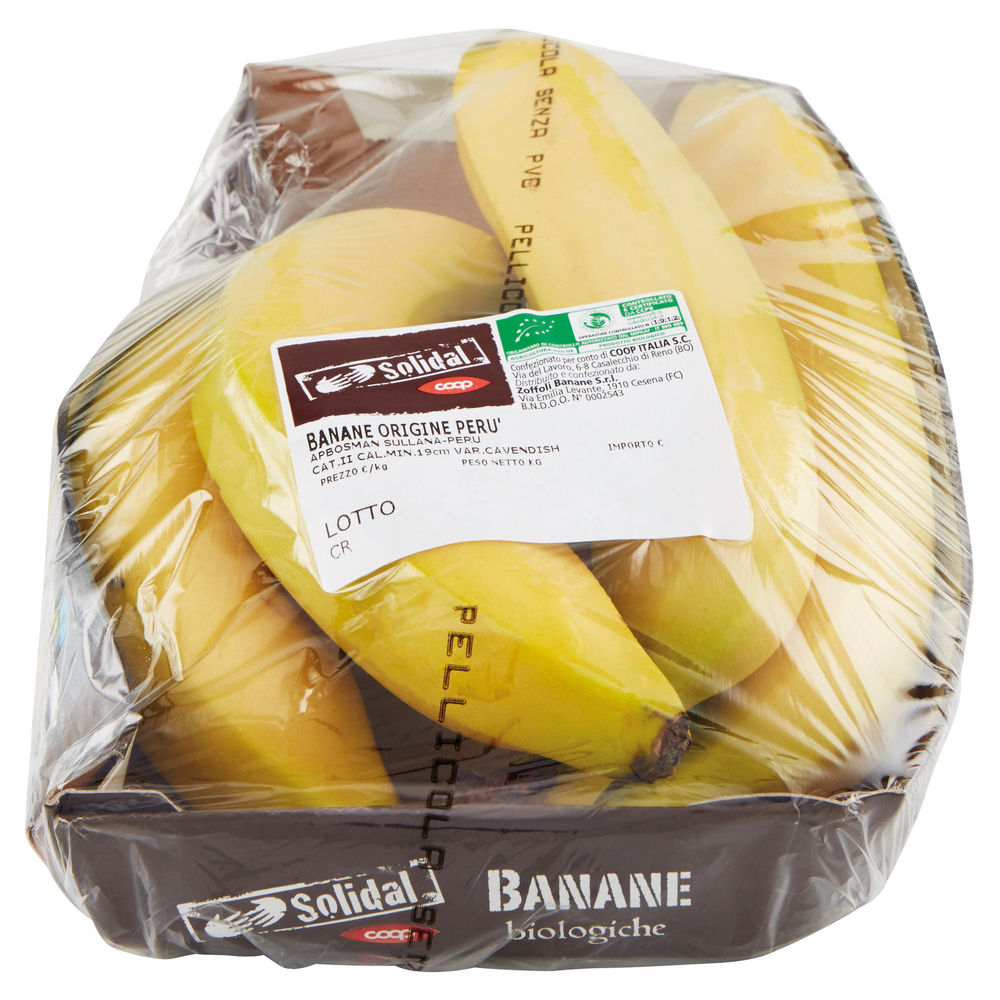 BANANE SOLIDAL BIO COOP ES 19 II^ VS. 4/5 FR. G 800 CA - 0