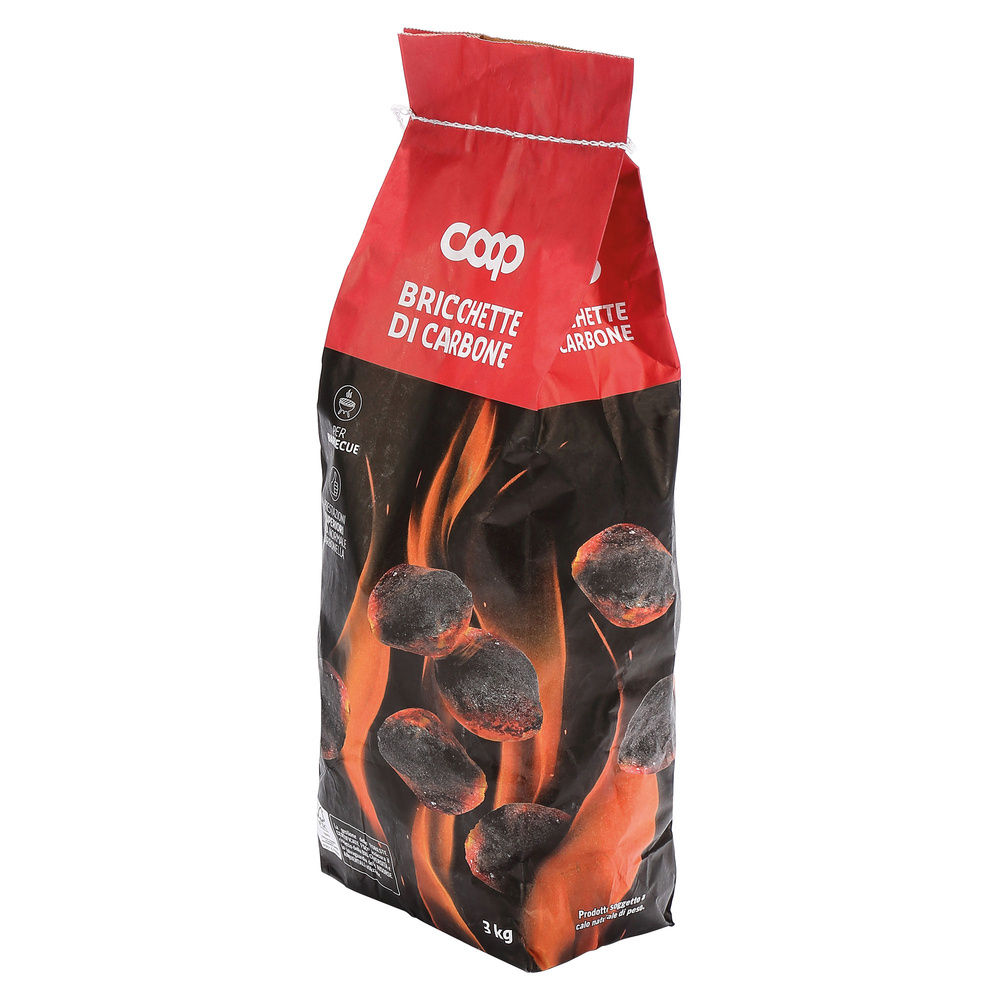 BRICCHETTE DI CARBONE 3KG COOP FSC - 8