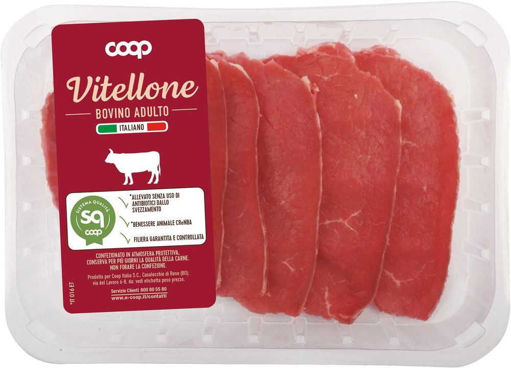 VITELLONE B. A. GIRELLO A FETTE ALS ATP 250 G CA SQ IT-IT - 0