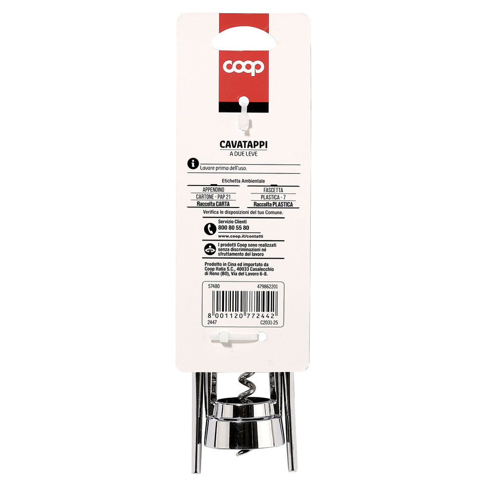 CAVATAPPI A DUE LEVE CON LEVACAPSULE A SPIRALE COOP - 2