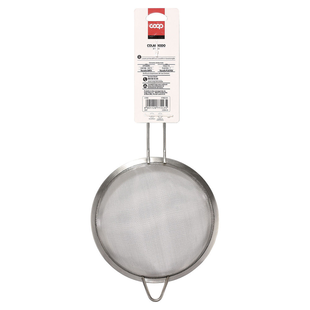 COLABRODO DIAMETRO 18CM ACCIAIO INOX COOP - 3