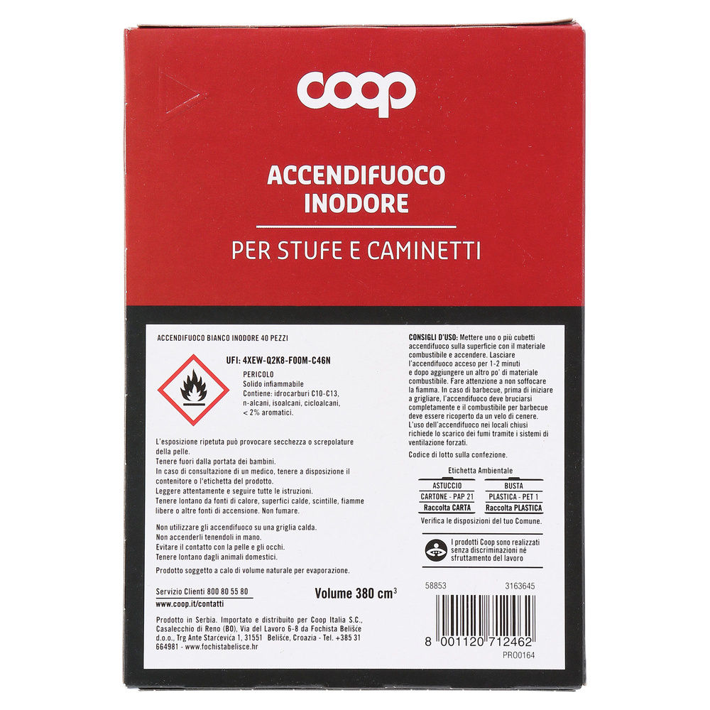 ACCENDIFUOCO INODORE COOP 40 CUBETTI - 4