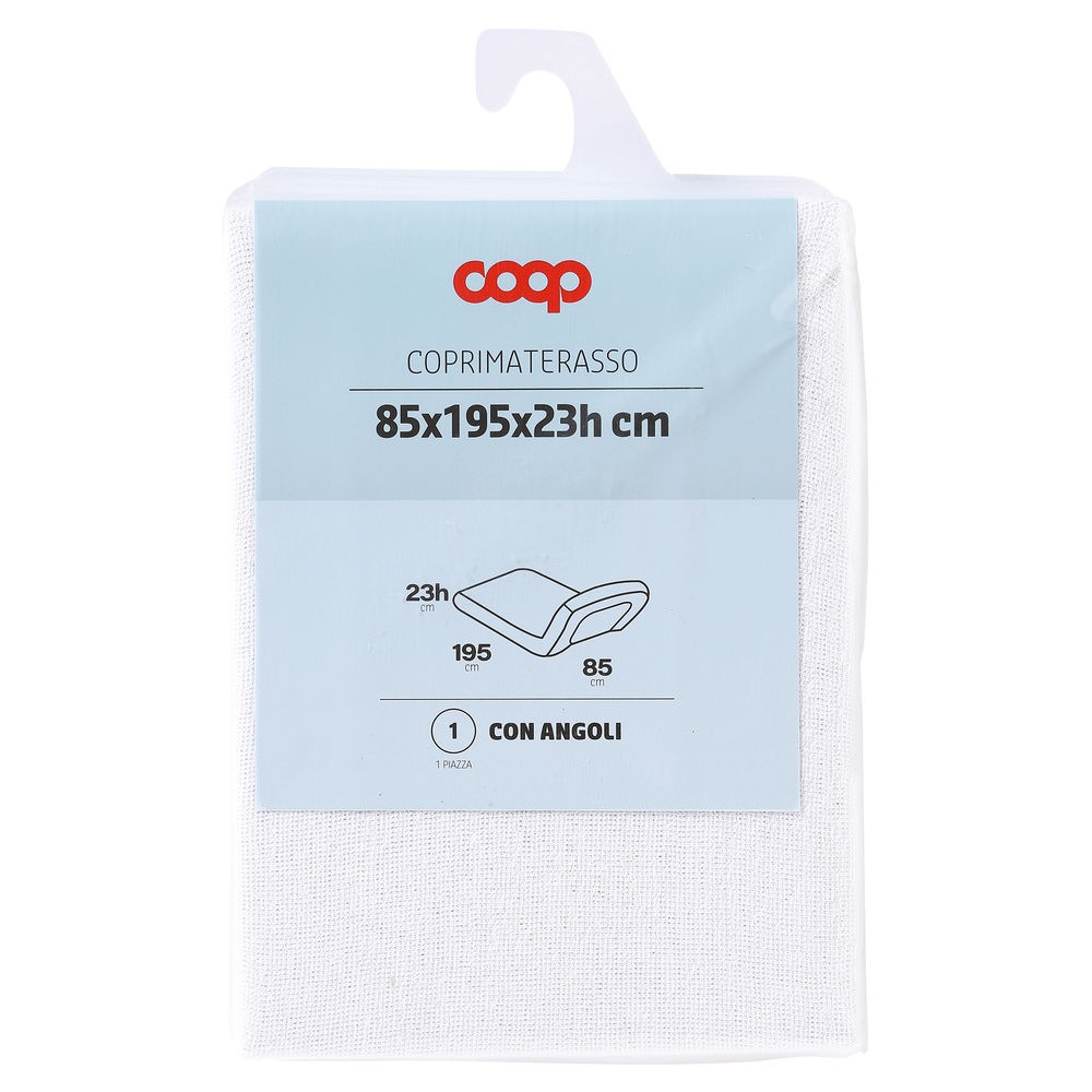COPRIMATERASSO COOP IN SPUGNA 1.P CM 85X195+23 - 2