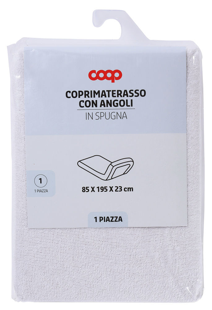 COPRIMATERASSO COOP IN SPUGNA 1.P CM 85X195+23 - 1