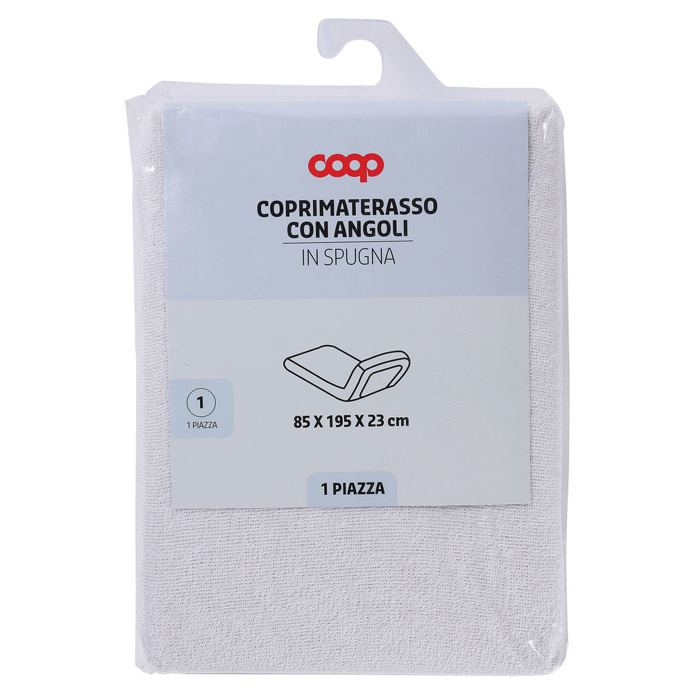 COPRIMATERASSO COOP IN SPUGNA 1.P CM 85X195+23 - 0