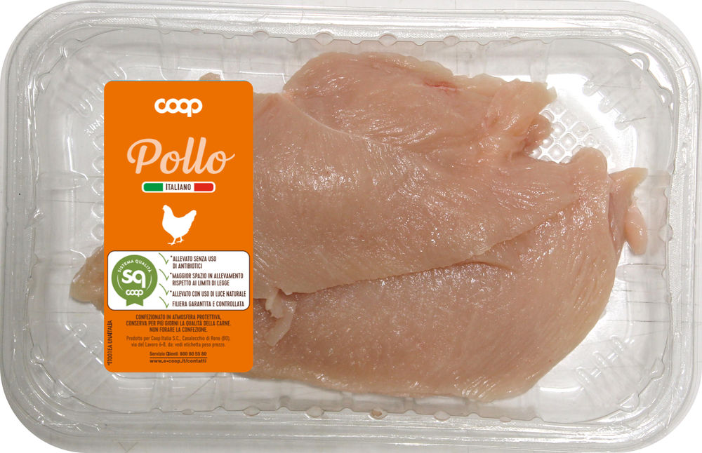 POLLO PETTO A FETTE SOTTILI SENZA USO DI ANTIBIOTICI ATP 250 G SQ - 0