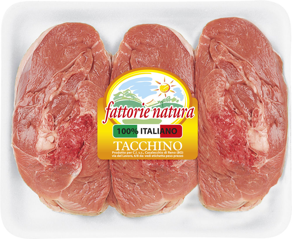 Tacchino ossobuco maschio cf 740 g ca fattorie natura