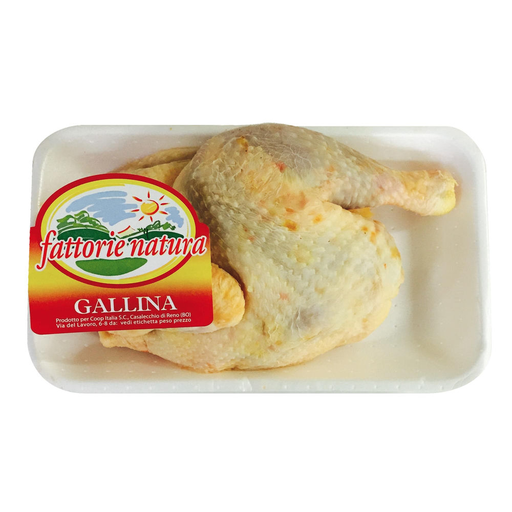 GALLINA BUSTO A METÀ CF 500 G CA FATTORIE NATURA - 0