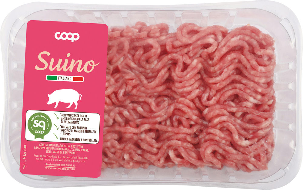 SUINO MACINATO ALS ATP 350 G CA SQ - 0