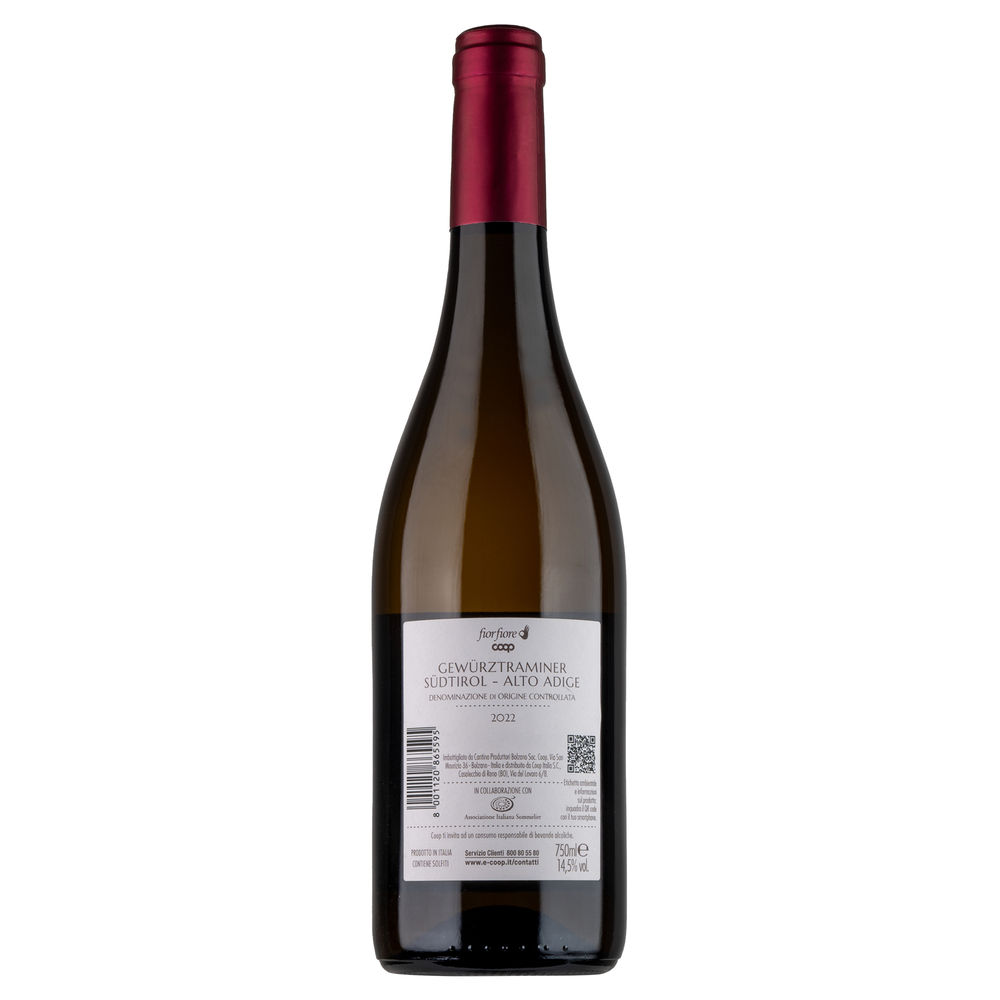 ALTO ADIGE DOC GEWURZTRAMINER FIOR FIORE COOP ML 750 - 1