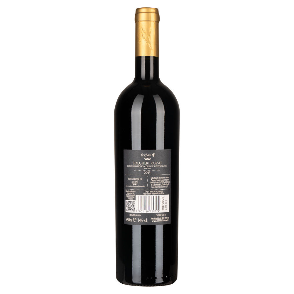 BOLGHERI DOC ROSSO FIOR FIORE COOP ML 750 - 3