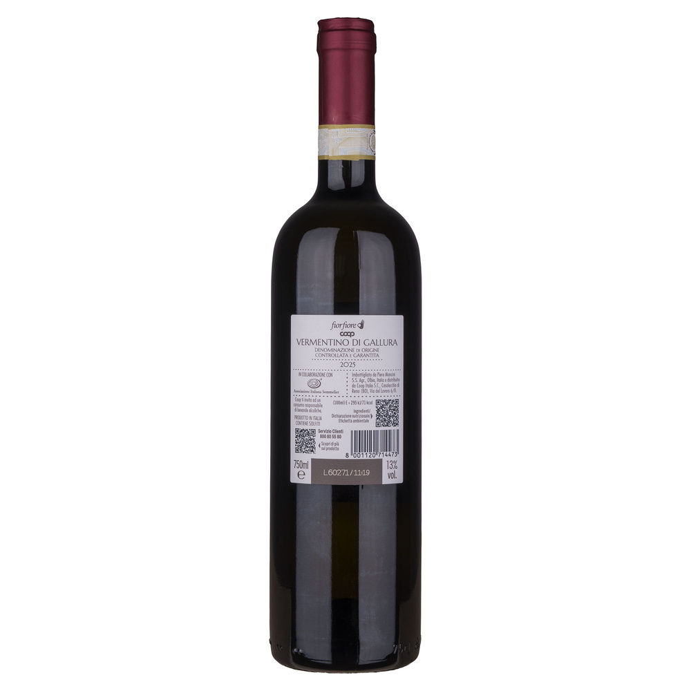 VERMENTINO DI GALLURA DOCG FIOR FIORE COOP ML 750 - 7