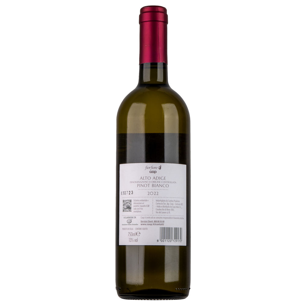 PINOT BIANCO ALTO ADIGE DOC FIOR FIORE COOP ML 750 - 1