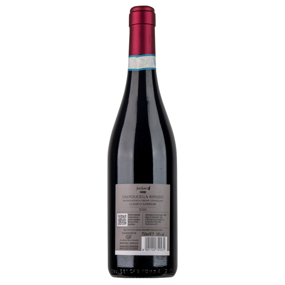 VALPOLICELLA RIPASSO DOC CLASSICO SUPERIORE FIOR FIORE COOP ML 750 - 1