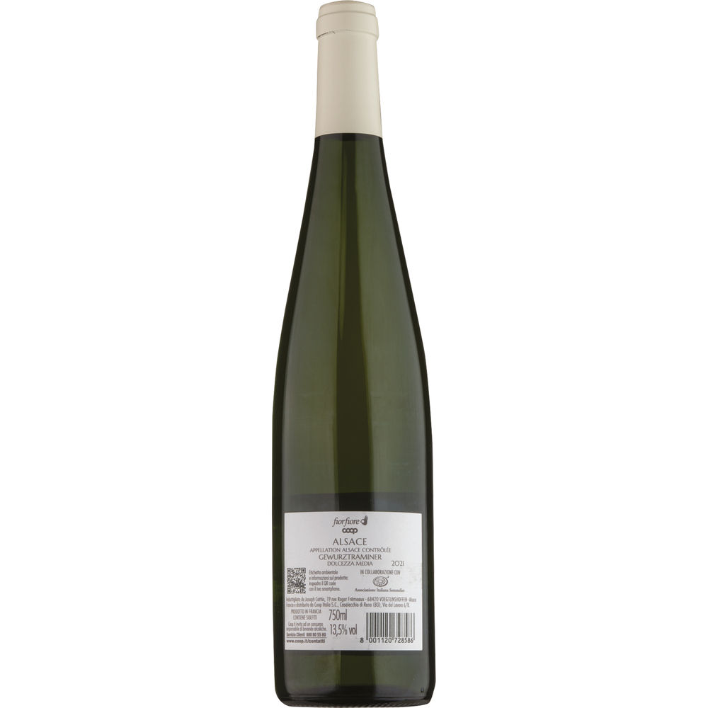 ALSACE AOC GEWURZTRAMINER FIORFIORE COOP ML 750 - 2