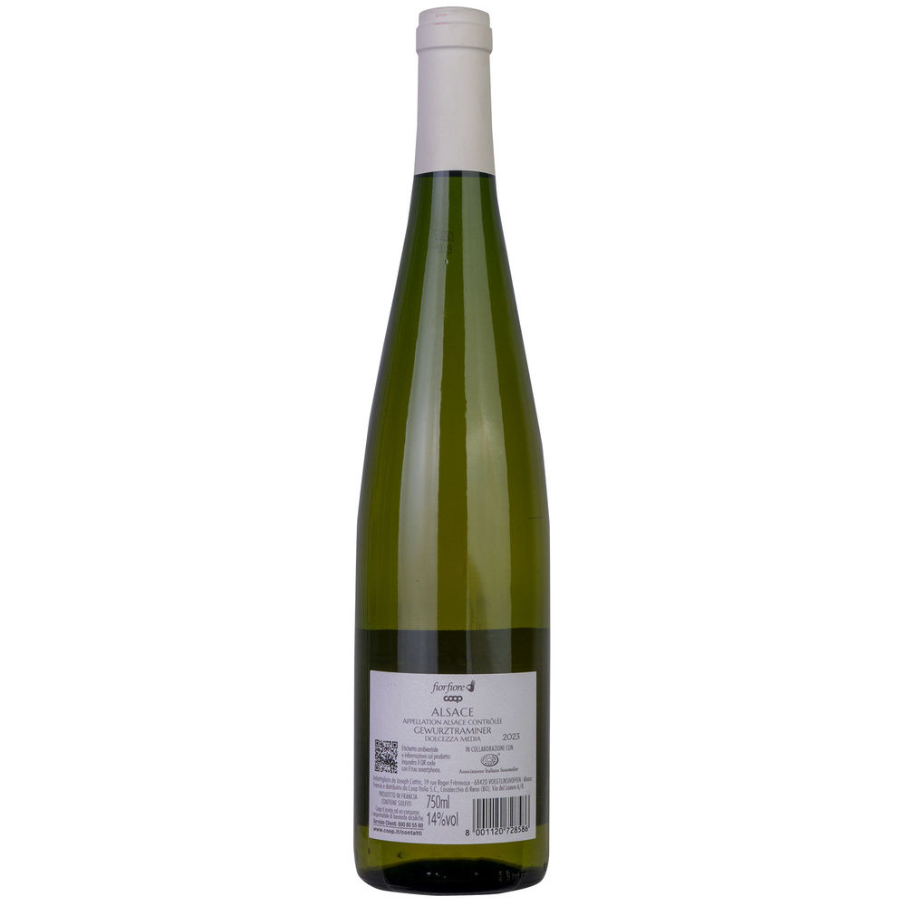 ALSACE AOC GEWURZTRAMINER FIORFIORE COOP ML 750 - 3