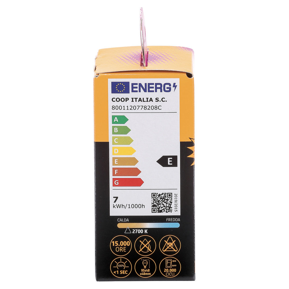 LED SFERA COOP 60W E14 806LM 2700K - 1