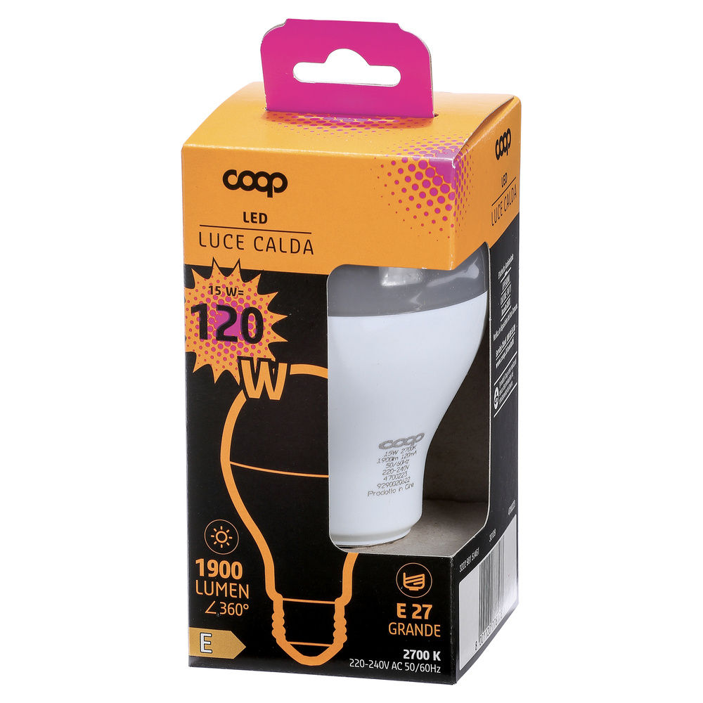 LED GOCCIA COOP 120W E27 1900LM 2700K - 0