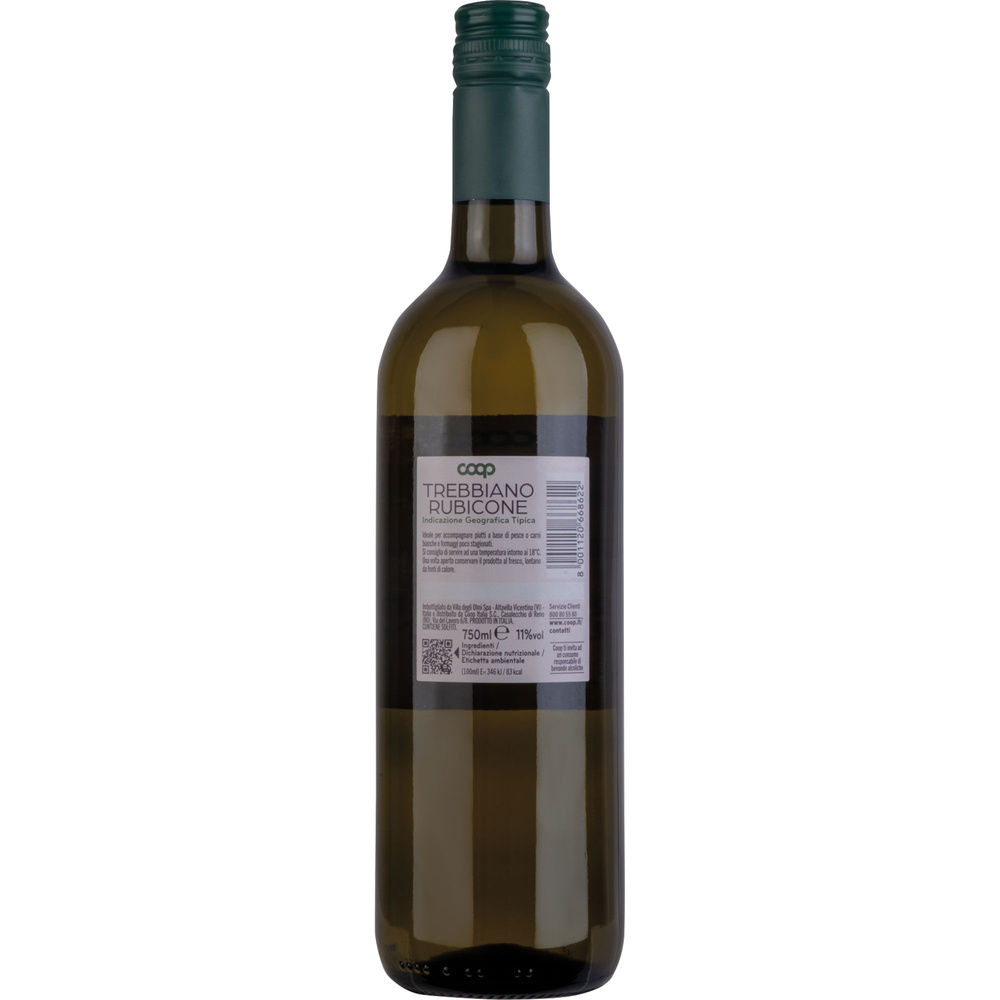 RUBICONE IGT TREBBIANO COOP ML 750 - 1