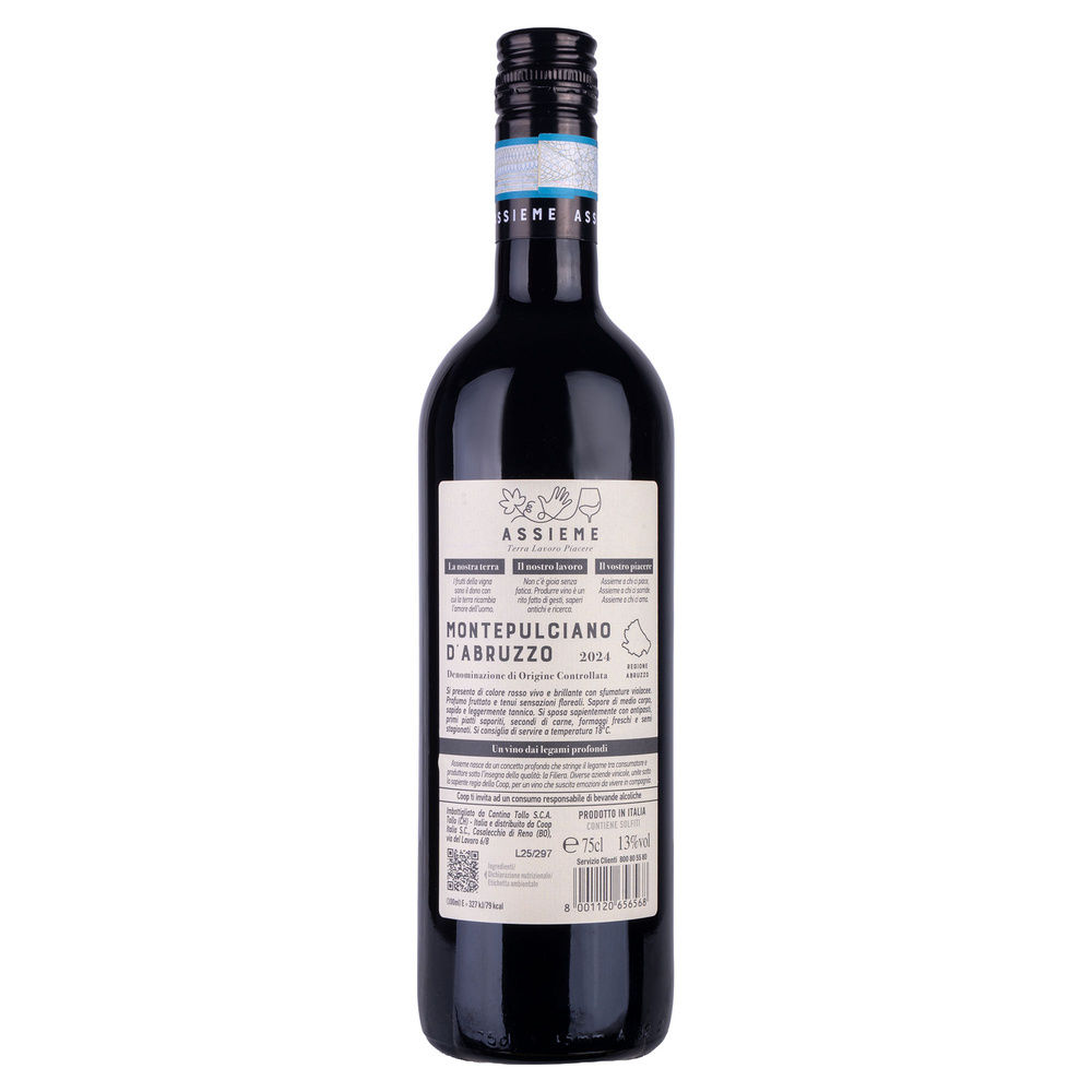 MONTEPULCIANO D'ABRUZZO DOC ASSIEME COOP ML 750 - 9