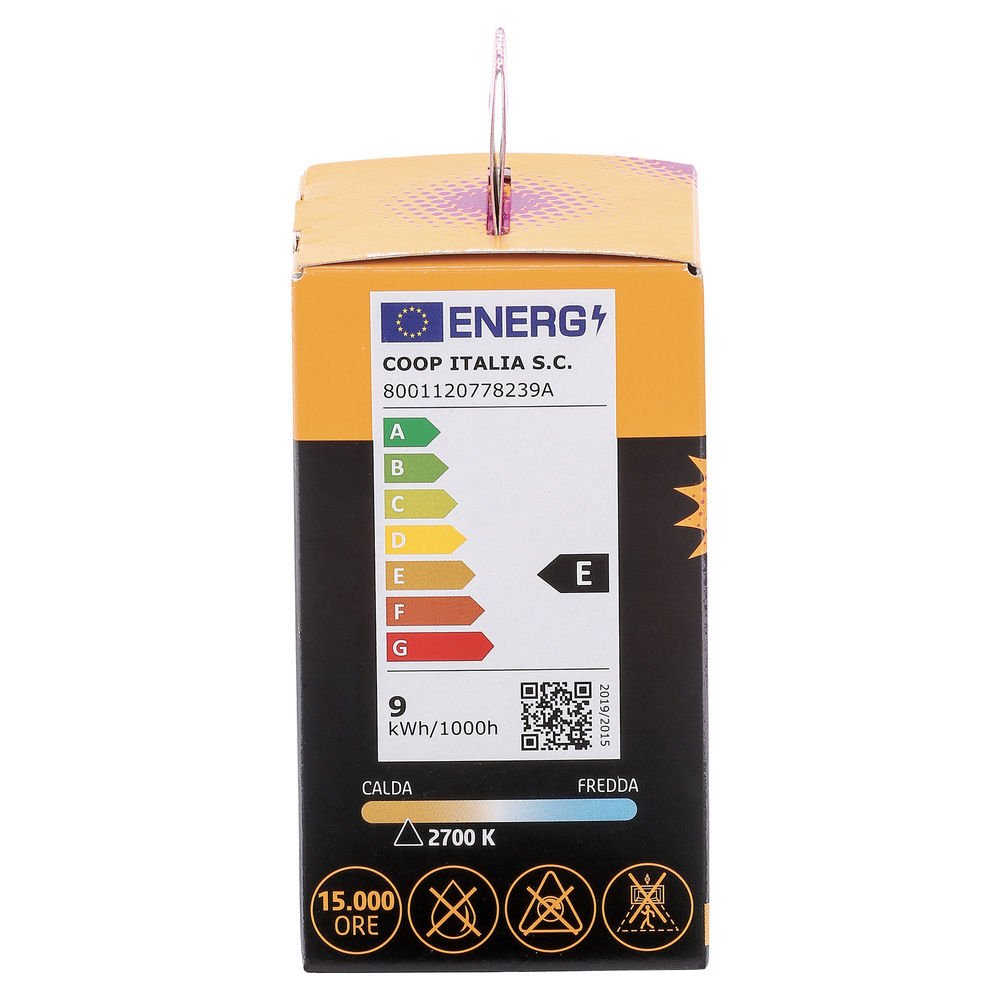 LED FIL GOCCIA COOP 75W E27 1055LM 2700K - 2