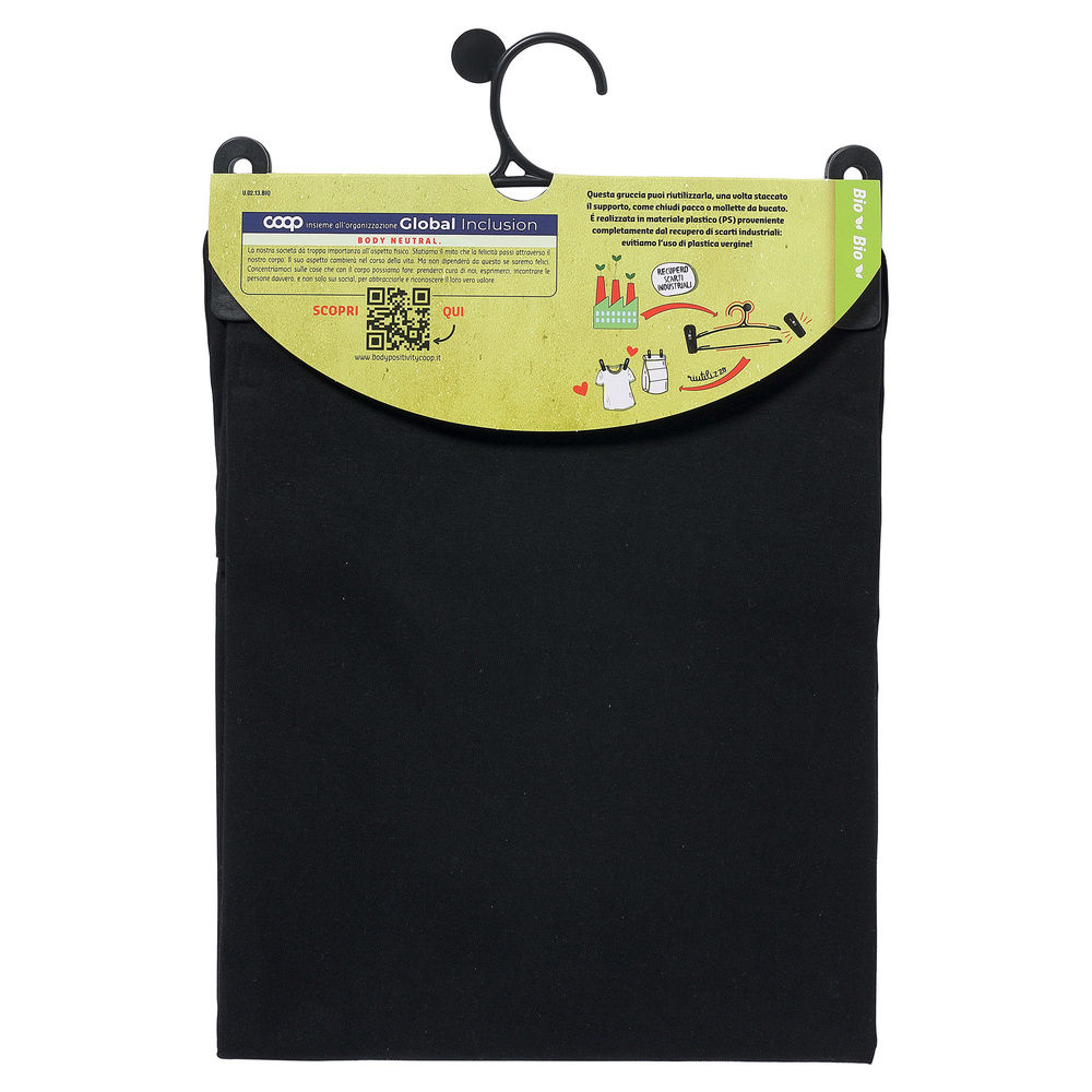 CANOTTA UOMO SPALLA LARGA COOP IN COTONE DA AGRICOLTURA BIOLOGICA - 2