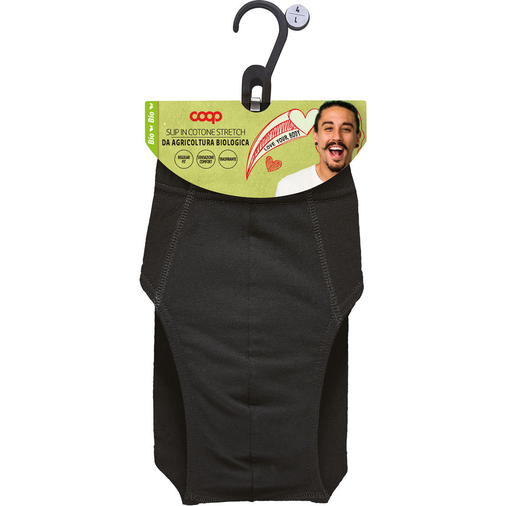 SLIP UOMO COTONE STRETCH DA AGRICOLTURA BIOLOGICA COOP - 0